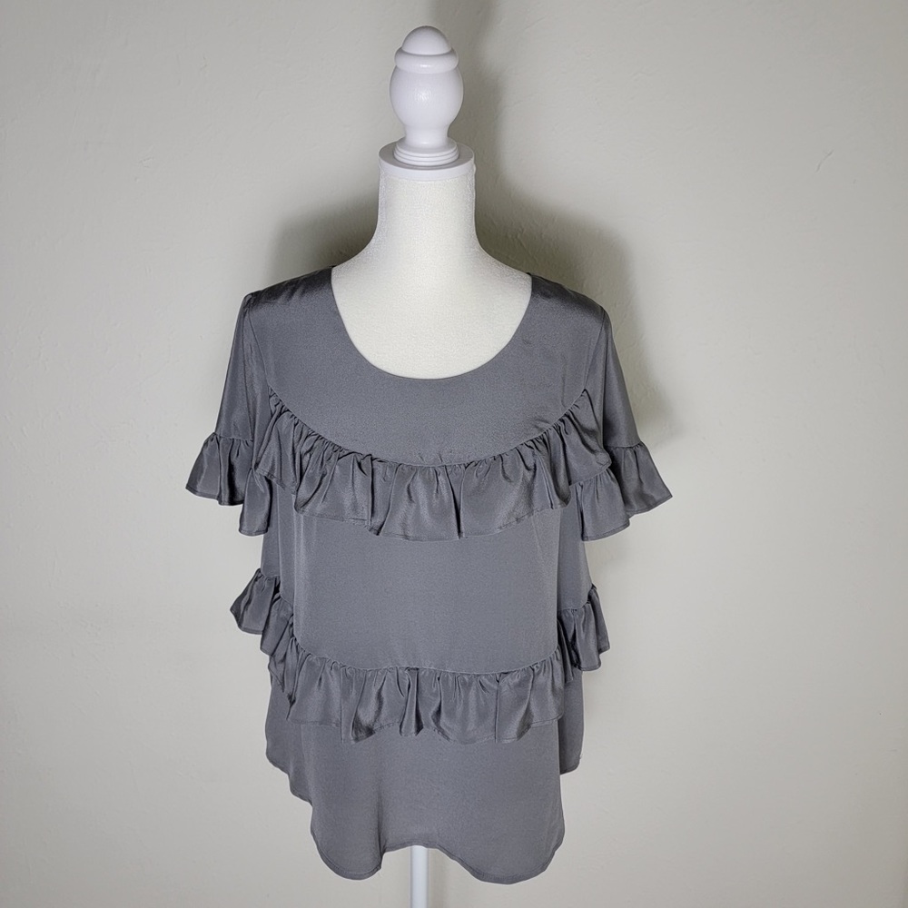 HD in Paris Silk blouse ANTHROPOLOGIE S